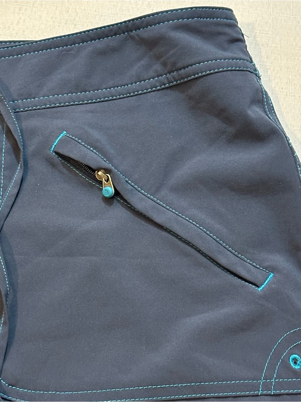 The North Face Women’s Navy Blue Board Shorts Swim Shorts Lace Up Large - Picture 9 of 16